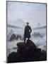 Caspar Friedrich Wanderer Above the Sea of Fog-null-Mounted Art Print