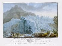 At the Rim of the Grindelwald Glacier-Caspar Wolf-Stretched Canvas