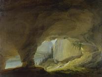 At the Rim of the Grindelwald Glacier-Caspar Wolf-Stretched Canvas