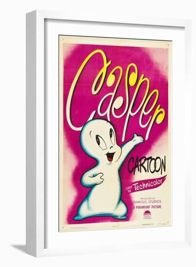 Casper The Friendly Ghost, 1945-null-Framed Art Print