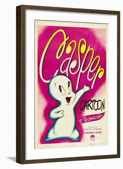 Casper The Friendly Ghost, 1945-null-Framed Art Print