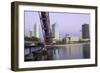 Cass Street and Csx Bridges over the Hillsborough River-Richard Cummins-Framed Photographic Print