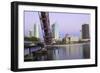 Cass Street and Csx Bridges over the Hillsborough River-Richard Cummins-Framed Photographic Print