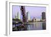 Cass Street and Csx Bridges over the Hillsborough River-Richard Cummins-Framed Photographic Print