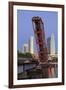 Cass Street and Csx Bridges over the Hillsborough River-Richard Cummins-Framed Photographic Print