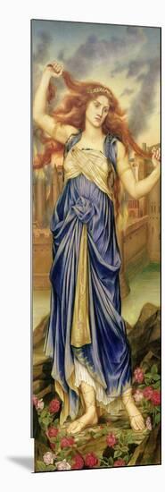 Cassandra, 1898-Evelyn De Morgan-Mounted Giclee Print