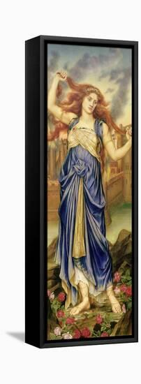 Cassandra, 1898-Evelyn De Morgan-Framed Stretched Canvas