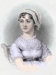 Portrait of Jane Austen, C.1850-Cassandra Austen-Framed Stretched Canvas