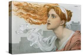 Cassandra (W/C on Paper)-Anthony Frederick Augustus Sandys-Stretched Canvas
