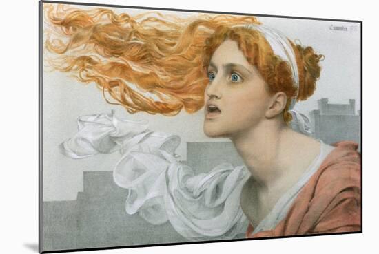 Cassandra (W/C on Paper)-Anthony Frederick Augustus Sandys-Mounted Giclee Print