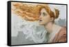 Cassandra (W/C on Paper)-Anthony Frederick Augustus Sandys-Framed Stretched Canvas