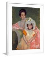 Cassat: Woman & Girl, C1902-Mary Cassatt-Framed Giclee Print