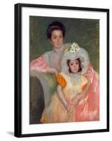 Cassat: Woman & Girl, C1902-Mary Cassatt-Framed Giclee Print