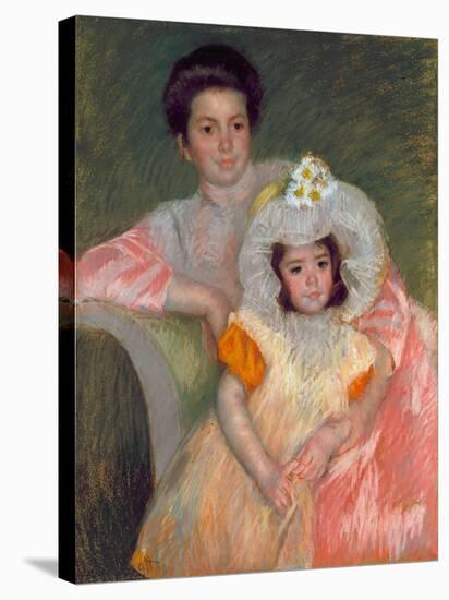 Cassat: Woman & Girl, C1902-Mary Cassatt-Stretched Canvas