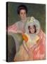 Cassat: Woman & Girl, C1902-Mary Cassatt-Stretched Canvas