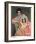 Cassat: Woman & Girl, C1902-Mary Cassatt-Framed Giclee Print