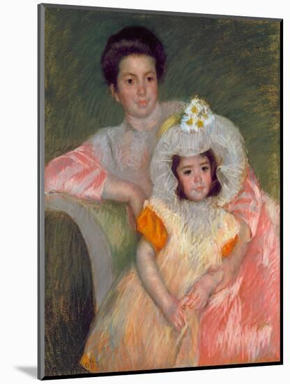 Cassat: Woman & Girl, C1902-Mary Cassatt-Mounted Giclee Print