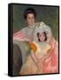 Cassat: Woman & Girl, C1902-Mary Cassatt-Framed Stretched Canvas