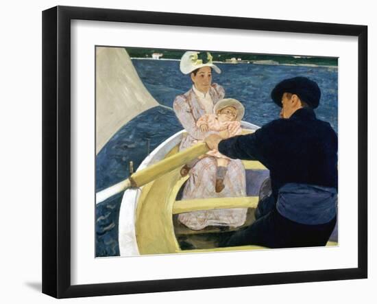 Cassatt: Boating, 1893-4-Mary Cassatt-Framed Giclee Print