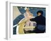 Cassatt: Boating, 1893-4-Mary Cassatt-Framed Giclee Print