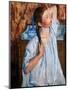 Cassatt: Girl, 1886-Mary Cassatt-Mounted Giclee Print