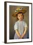 Cassatt: Girl, C1886-Mary Cassatt-Framed Giclee Print