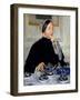 Cassatt: Lady At Tea, 1885-Mary Cassatt-Framed Giclee Print