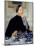 Cassatt: Lady At Tea, 1885-Mary Cassatt-Mounted Giclee Print