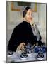 Cassatt: Lady At Tea, 1885-Mary Cassatt-Mounted Premium Giclee Print