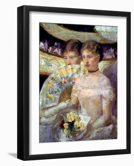 Cassatt: The Loge, 1882-Mary Cassatt-Framed Giclee Print