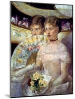 Cassatt: The Loge, 1882-Mary Cassatt-Mounted Giclee Print