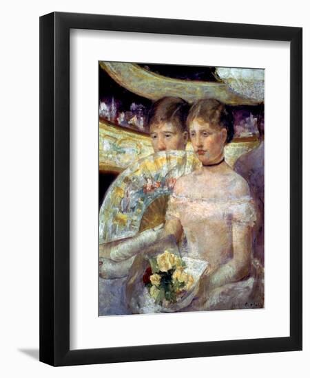 Cassatt: The Loge, 1882-Mary Cassatt-Framed Premium Giclee Print