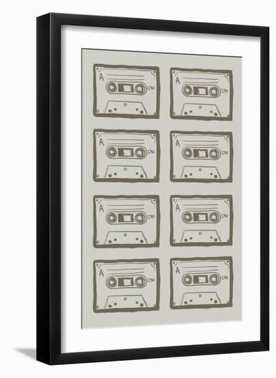 Cassette-Moha London-Framed Giclee Print