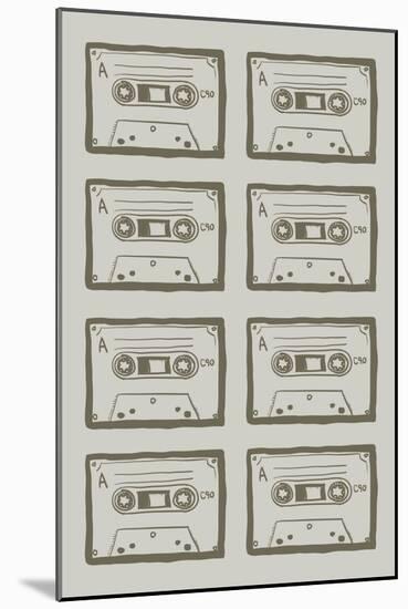 Cassette-Moha London-Mounted Giclee Print