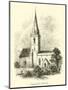 Cassington Church-null-Mounted Giclee Print