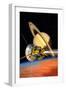 Cassini-Huygens Probe At Titan, Artwork-David Ducros-Framed Photographic Print