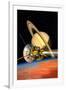 Cassini-Huygens Probe At Titan, Artwork-David Ducros-Framed Photographic Print