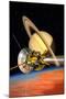 Cassini-Huygens Probe At Titan, Artwork-David Ducros-Mounted Photographic Print