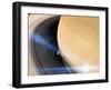 Cassini's Grand Finale at Saturn-null-Framed Premium Photographic Print