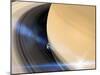 Cassini's Grand Finale at Saturn-null-Mounted Premium Photographic Print