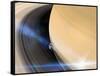 Cassini's Grand Finale at Saturn-null-Framed Stretched Canvas