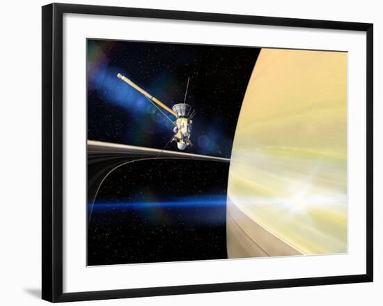 Cassini's Grand Finale at Saturn-null-Framed Photographic Print