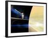 Cassini's Grand Finale at Saturn-null-Framed Photographic Print