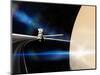 Cassini's Grand Finale at Saturn-null-Mounted Photographic Print