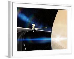 Cassini's Grand Finale at Saturn-null-Framed Photographic Print