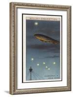 Cassiopeia and the Pole Star-null-Framed Art Print