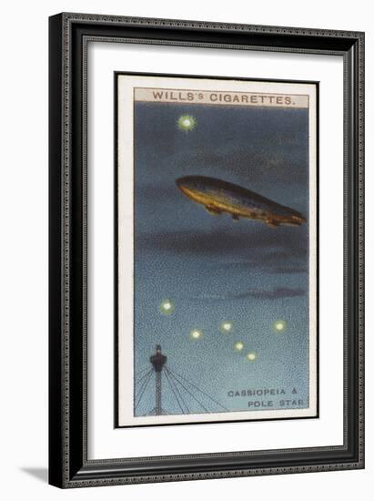 Cassiopeia and the Pole Star-null-Framed Art Print