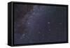 Cassiopeia, Perseus and Andromeda Area of the Northern Autumn Sky-null-Framed Stretched Canvas