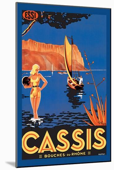 Cassis: Bouches du Rhone-null-Mounted Art Print