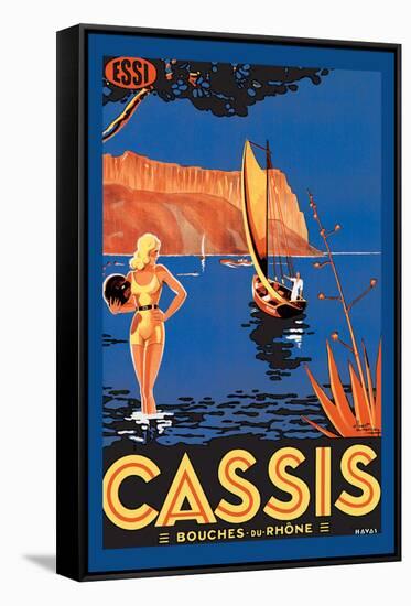 Cassis: Bouches du Rhone-null-Framed Stretched Canvas